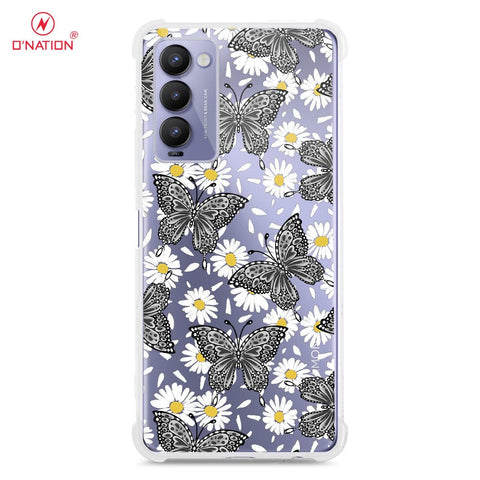 Tecno Camon 18P Cover - O'Nation Butterfly Dreams Series - 9 Designs - Clear Phone Case - Soft Silicon Borders