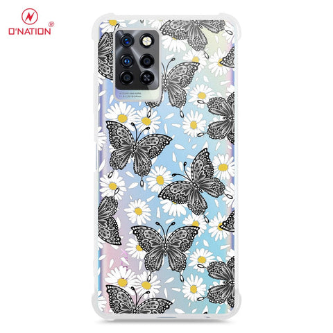 Infinix Note 10 Pro Cover - O'Nation Butterfly Dreams Series - 9 Designs - Clear Phone Case - Soft Silicon Borders