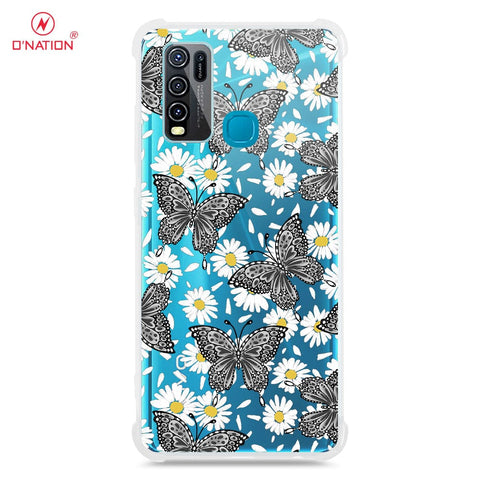 Vivo Y50 Cover - O'Nation Butterfly Dreams Series - 9 Designs - Clear Phone Case - Soft Silicon Borders