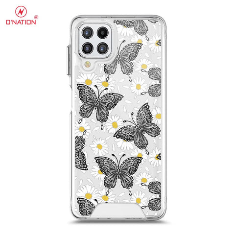 Samsung Galaxy A22 Cover - O'Nation Butterfly Dreams Series - 9 Designs - Clear Phone Case - Soft Silicon Borders