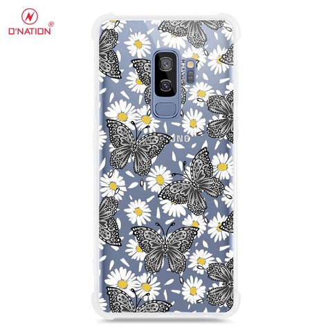 Samsung Galaxy S9 Plus Cover - O'Nation Butterfly Dreams Series - 9 Designs - Clear Phone Case - Soft Silicon Bordersx