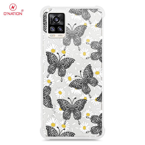 Vivo V20 Cover - O'Nation Butterfly Dreams Series - 9 Designs - Clear Phone Case - Soft Silicon Bordersx