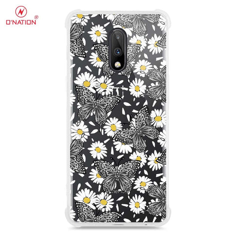 OnePlus 7 Cover - O'Nation Butterfly Dreams Series - 9 Designs - Clear Phone Case - Soft Silicon Borders