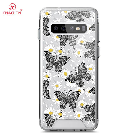 Samsung Galaxy S10 Cover - O'Nation Butterfly Dreams Series - 9 Designs - Clear Phone Case - Soft Silicon Bordersx
