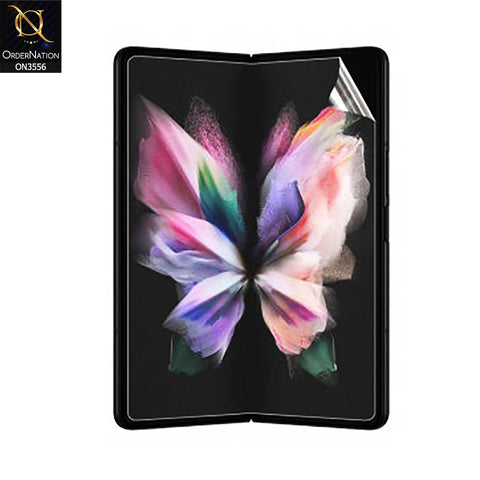 Samsung Galaxy Z Fold 4 5G Protector - 360° Transparent Unbreakable Protective Film Sticker Cover only Inner Full Screen