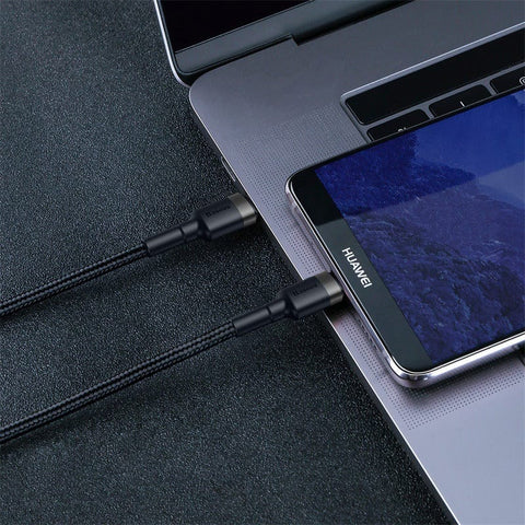 Baseus Cafule Series Type-C PD2.0 60W Flash Charge Cable(20V 3A) 2M Black