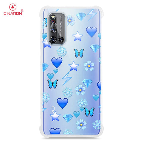 Vivo V19 Cover - O'Nation Butterfly Dreams Series - 9 Designs - Clear Phone Case - Soft Silicon Borders