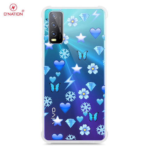 Vivo Y20i Cover - O'Nation Butterfly Dreams Series - 9 Designs - Clear Phone Case - Soft Silicon Borders