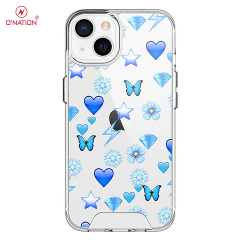 iPhone 13 Cover - O'Nation Butterfly Dreams Series - 9 Designs - Clear Phone Case - Soft Silicon Borders U16
