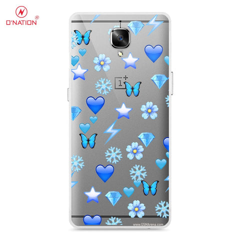 OnePlus 3 Cover - O'Nation Butterfly Dreams Series - 9 Designs - Clear Phone Case - Soft Silicon Borders