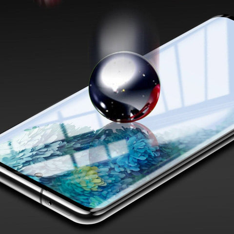 Samsung Galaxy S21 Ultra 5G Screen Protector - Black - Branded Premium 3D Full Glue Tempered Glass Protector With Easy Installation Tray Kit