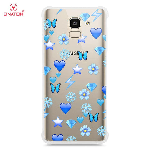 Samsung Galaxy J6 2018 Cover - O'Nation Butterfly Dreams Series - 9 Designs - Clear Phone Case - Soft Silicon Borders