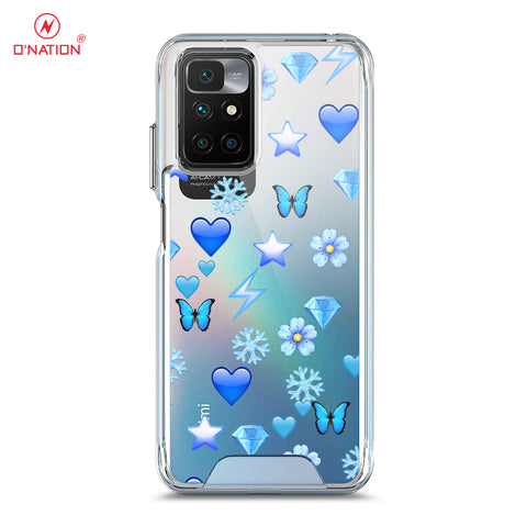 Xiaomi Redmi 10 Cover - O'Nation Butterfly Dreams Series - 9 Designs - Clear Phone Case - Soft Silicon Borders