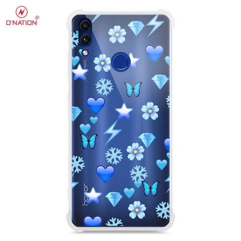 Huawei Honor 8c  Cover - O'Nation Butterfly Dreams Series - 9 Designs - Clear Phone Case - Soft Silicon Borders