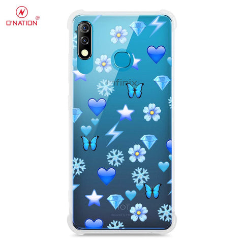 Infinix Hot 8 Lite Cover - O'Nation Butterfly Dreams Series - 9 Designs - Clear Phone Case - Soft Silicon Borders