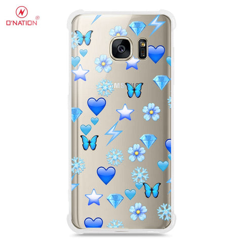 Samsung Galaxy S7 Cover - O'Nation Butterfly Dreams Series - 9 Designs - Clear Phone Case - Soft Silicon Borders