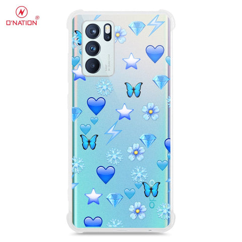 Oppo Reno 6 Pro 5G Cover - O'Nation Butterfly Dreams Series - 9 Designs - Clear Phone Case - Soft Silicon Borders