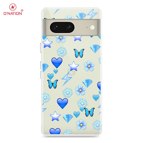 Google Pixel 7 Cover - O'Nation Butterfly Dreams Series - 9 Designs - Clear Phone Case - Soft Silicon Borders