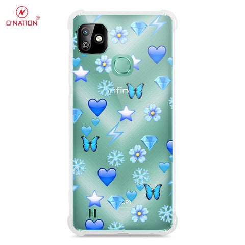 Infinix Smart HD 2021 Cover - O'Nation Butterfly Dreams Series - 9 Designs - Clear Phone Case - Soft Silicon Borders