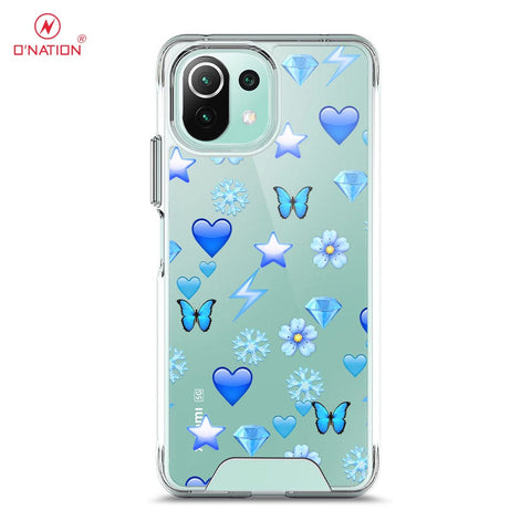 Xiaomi Mi 11 Lite Cover - O'Nation Butterfly Dreams Series - 9 Designs - Clear Phone Case - Soft Silicon Bordersx