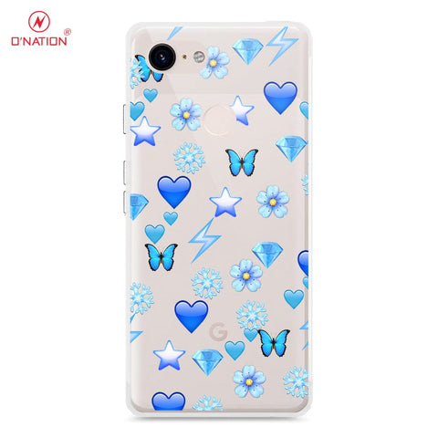 Google Pixel 3 Cover - O'Nation Butterfly Dreams Series - 9 Designs - Clear Phone Case - Soft Silicon Borders