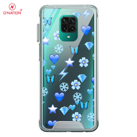 Xiaomi Redmi Note 9S Cover - O'Nation Butterfly Dreams Series - 9 Designs - Clear Phone Case - Soft Silicon Bordersx