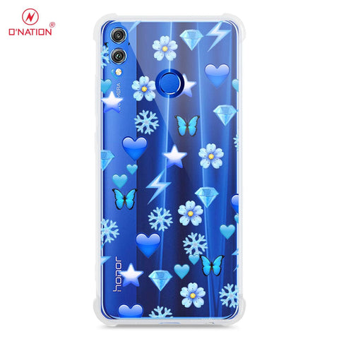 Huawei Honor 8X Cover - O'Nation Butterfly Dreams Series - 9 Designs - Clear Phone Case - Soft Silicon Borders