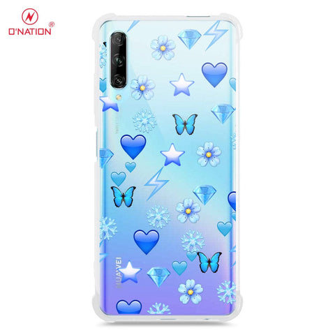 Huawei Y9s Cover - O'Nation Butterfly Dreams Series - 9 Designs - Clear Phone Case - Soft Silicon Borders