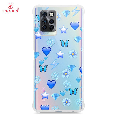 Infinix Note 10 Pro Cover - O'Nation Butterfly Dreams Series - 9 Designs - Clear Phone Case - Soft Silicon Borders