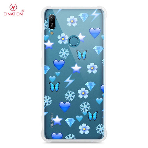 Huawei Y6 2019 / Y6 Prime 2019 Cover - O'Nation Butterfly Dreams Series - 9 Designs - Clear Phone Case - Soft Silicon Borders