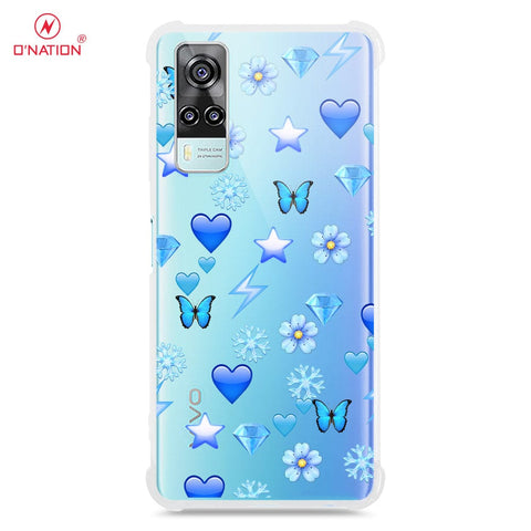 Vivo Y51 (2020 December) Cover - O'Nation Butterfly Dreams Series - 9 Designs - Clear Phone Case - Soft Silicon Borders