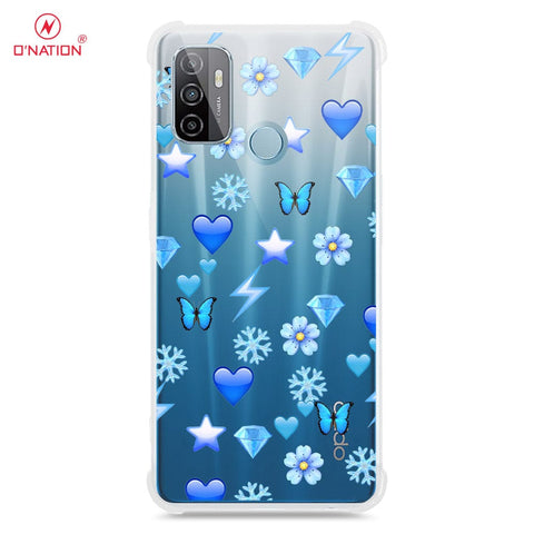 Oppo A53 Cover - O'Nation Butterfly Dreams Series - 9 Designs - Clear Phone Case - Soft Silicon Borders
