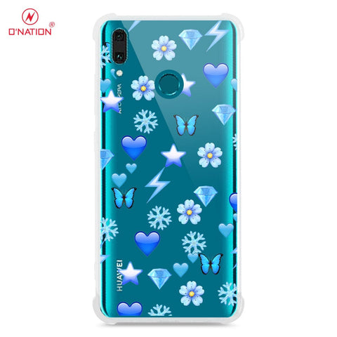 Huawei Y9 2019 Cover - O'Nation Butterfly Dreams Series - 9 Designs - Clear Phone Case - Soft Silicon Borders