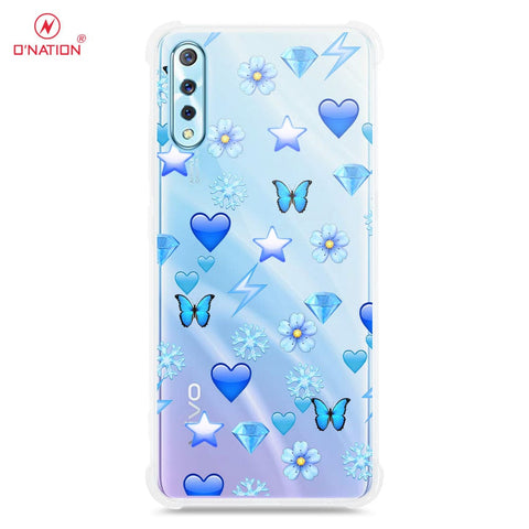 Vivo S1 Cover - O'Nation Butterfly Dreams Series - 9 Designs - Clear Phone Case - Soft Silicon Borders