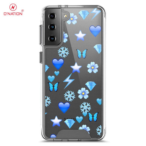 Samsung Galaxy S21 Plus 5G Cover - O'Nation Butterfly Dreams Series - 9 Designs - Clear Phone Case - Soft Silicon Borders