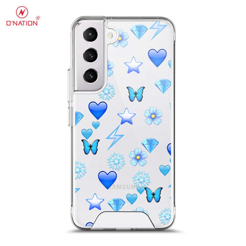 Samsung Galaxy S22 5G Cover - O'Nation Butterfly Dreams Series - 9 Designs - Clear Phone Case - Soft Silicon Borders