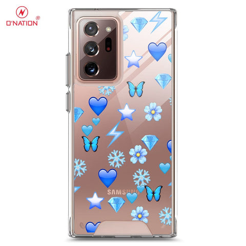 Samsung Galaxy Note 20 Ultra Cover - O'Nation Butterfly Dreams Series - 9 Designs - Clear Phone Case - Soft Silicon Bordersx U7
