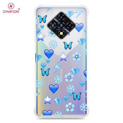 Infinix Zero 8 Cover - O'Nation Butterfly Dreams Series - 9 Designs - Clear Phone Case - Soft Silicon Borders