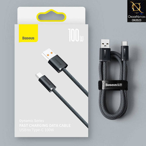 Baseus Dynamic USB to Type C Cable 100W 2M - Black