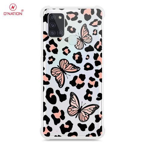 Samsung Galaxy A21s Cover - O'Nation Butterfly Dreams Series - 9 Designs - Clear Phone Case - Soft Silicon Borders