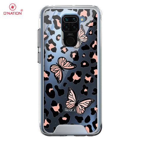Xiaomi Redmi Note 9 Cover - O'Nation Butterfly Dreams Series - 9 Designs - Clear Phone Case - Soft Silicon Bordersx