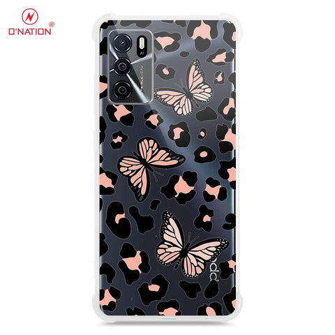 Oppo A16 Cover - O'Nation Butterfly Dreams Series - 9 Designs - Clear Phone Case - Soft Silicon Borders