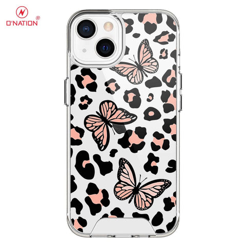 iPhone 13 Cover - O'Nation Butterfly Dreams Series - 9 Designs - Clear Phone Case - Soft Silicon Borders U16