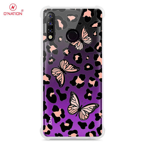 Tecno Spark 4 Cover - O'Nation Butterfly Dreams Series - 9 Designs - Clear Phone Case - Soft Silicon Borders