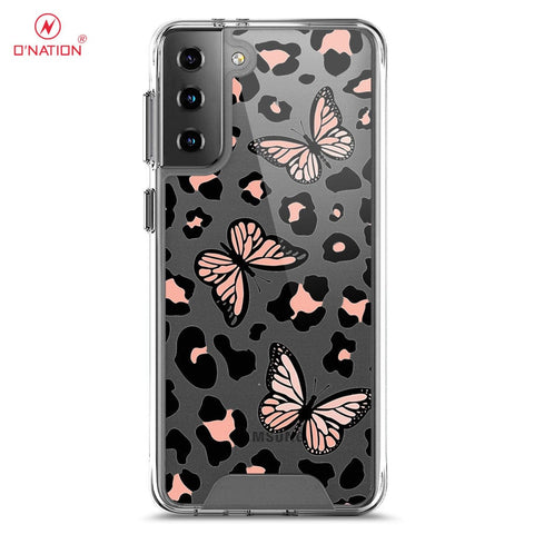 Samsung Galaxy S21 5G Cover - O'Nation Butterfly Dreams Series - 9 Designs - Clear Phone Case - Soft Silicon Borders