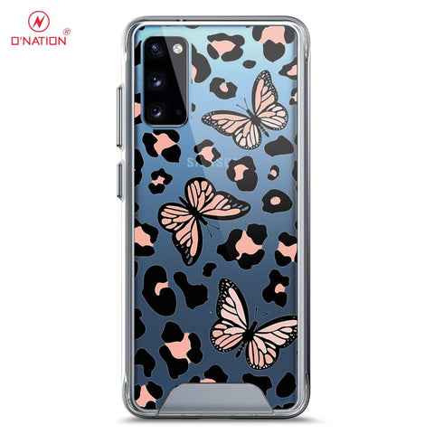 Samsung Galaxy S20 Cover - O'Nation Butterfly Dreams Series - 9 Designs - Clear Phone Case - Soft Silicon Bordersx
