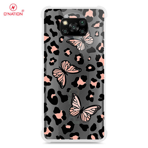 Xiaomi Poco X3 Pro Cover - O'Nation Butterfly Dreams Series - 9 Designs - Clear Phone Case - Soft Silicon Borders