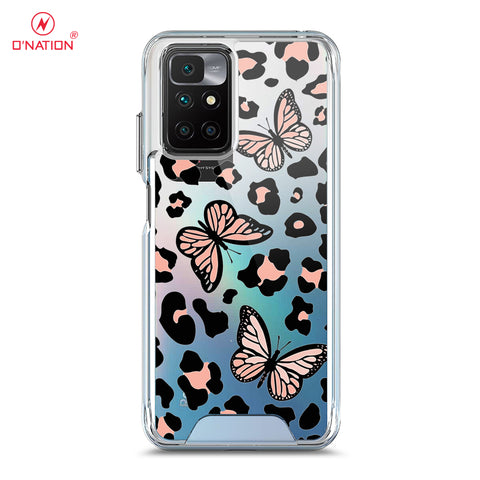 Xiaomi Redmi 10 Cover - O'Nation Butterfly Dreams Series - 9 Designs - Clear Phone Case - Soft Silicon Borders
