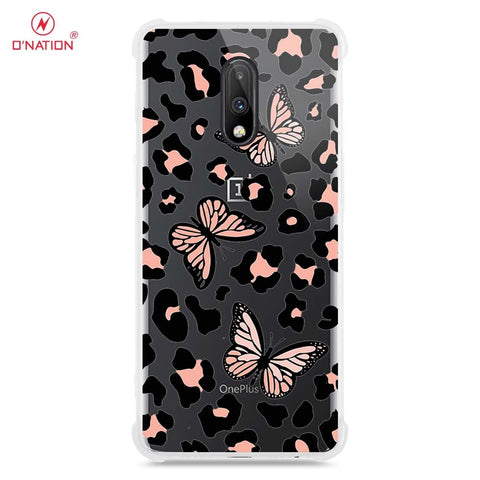 OnePlus 7 Cover - O'Nation Butterfly Dreams Series - 9 Designs - Clear Phone Case - Soft Silicon Borders