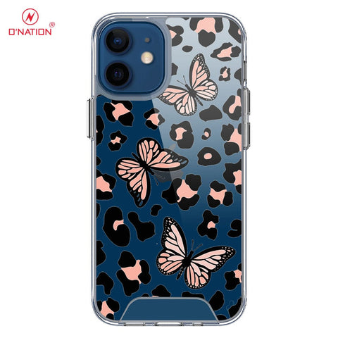 iPhone 12 Cover - O'Nation Butterfly Dreams Series - 9 Designs - Clear Phone Case - Soft Silicon Borders